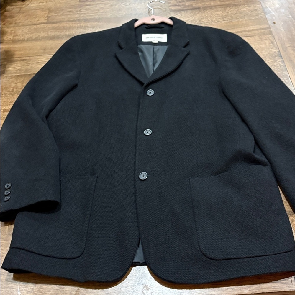 PRONTO UOMO MENS COAT large. Black